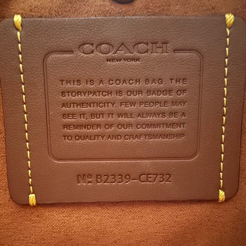 COACH Brooke Pebbled Leather Satchel - Picture 7 of 7